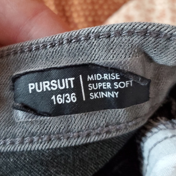 Buffalo David Bitton Women's Pursuit Skinny Jeans. Charcoal. Size 16/36. Used. - Picture 5 of 16